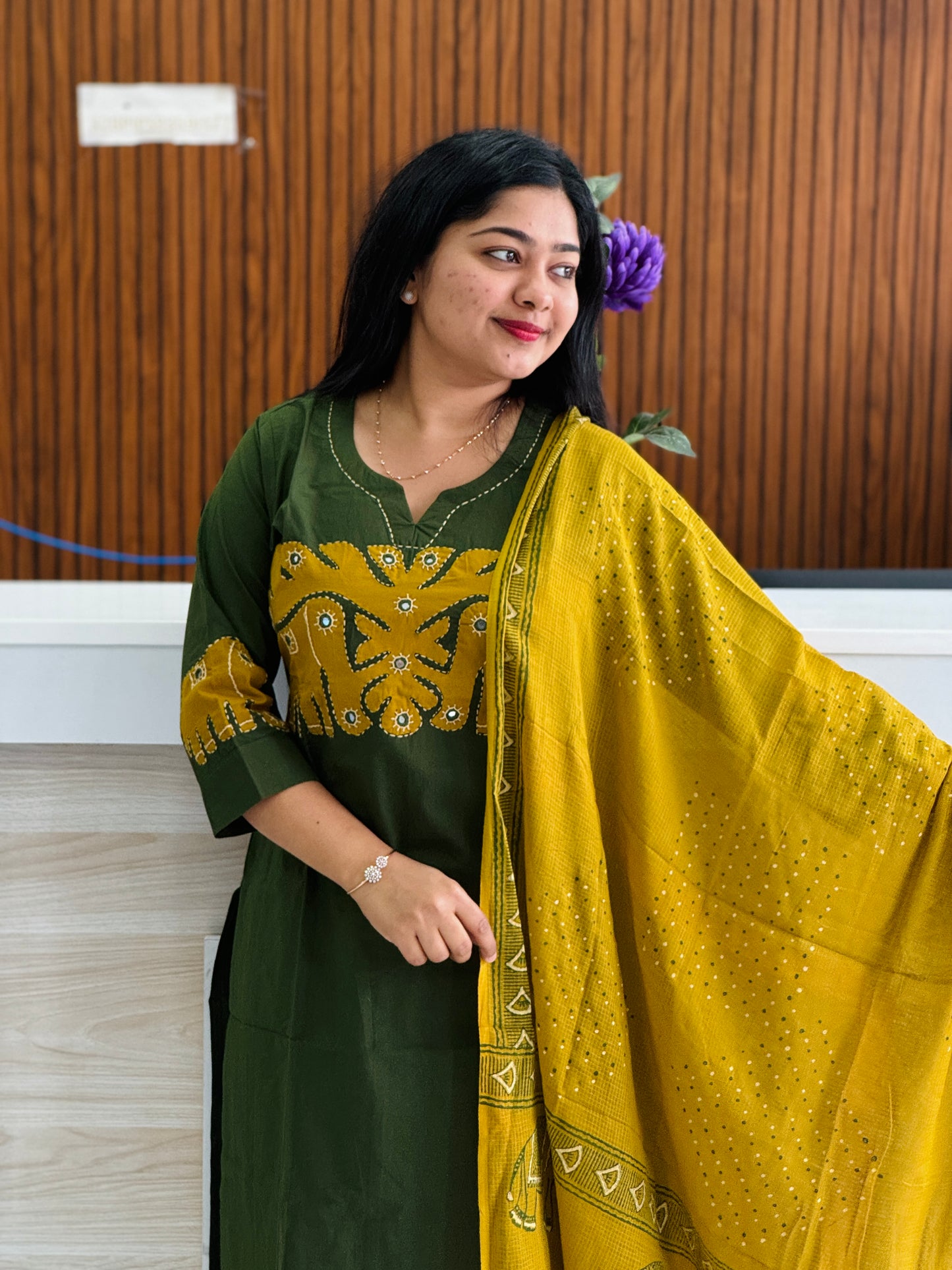 Green & Yellow 3piece Set A1746