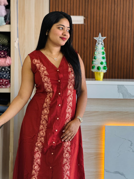 Daily Wear Khadi Cotton Cord Set A1617