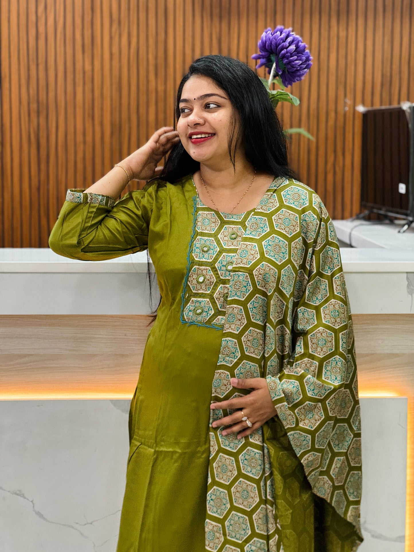 Premium Modal Silk three piece set A2032