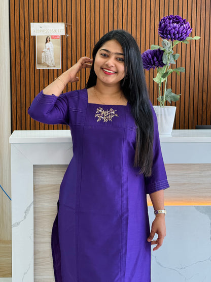 Muslin Silk Cordset ( Olivegreen, Coralpink,Purple ). A1684