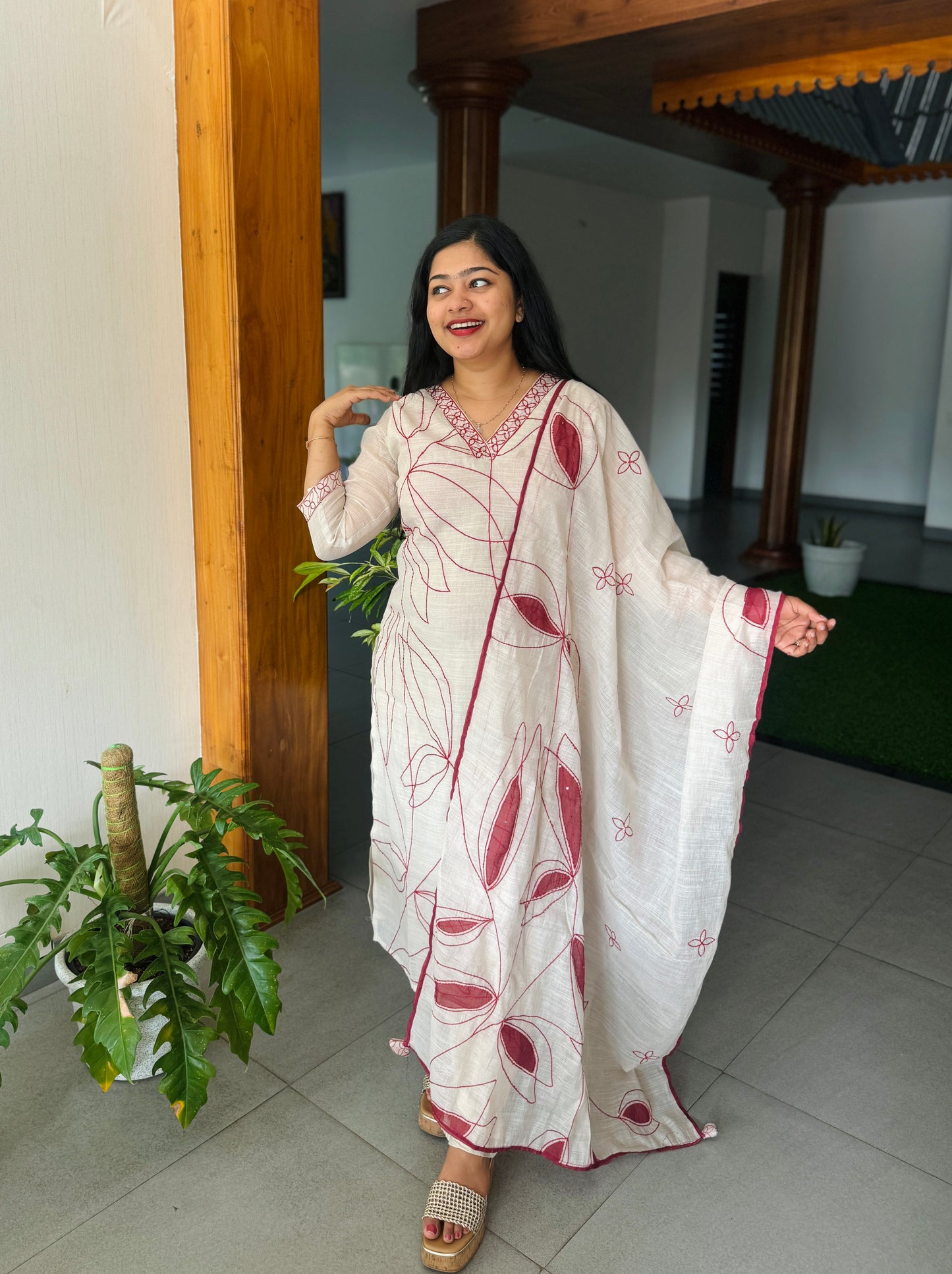 Premium Jute Cotton 3-Piece Set A1987
