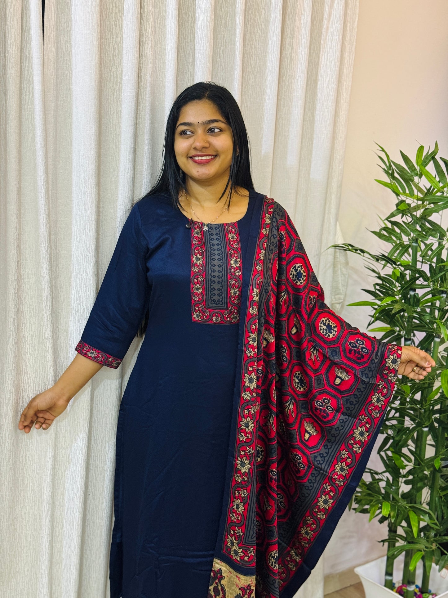 Premium Modal Silk three piece set - A1484