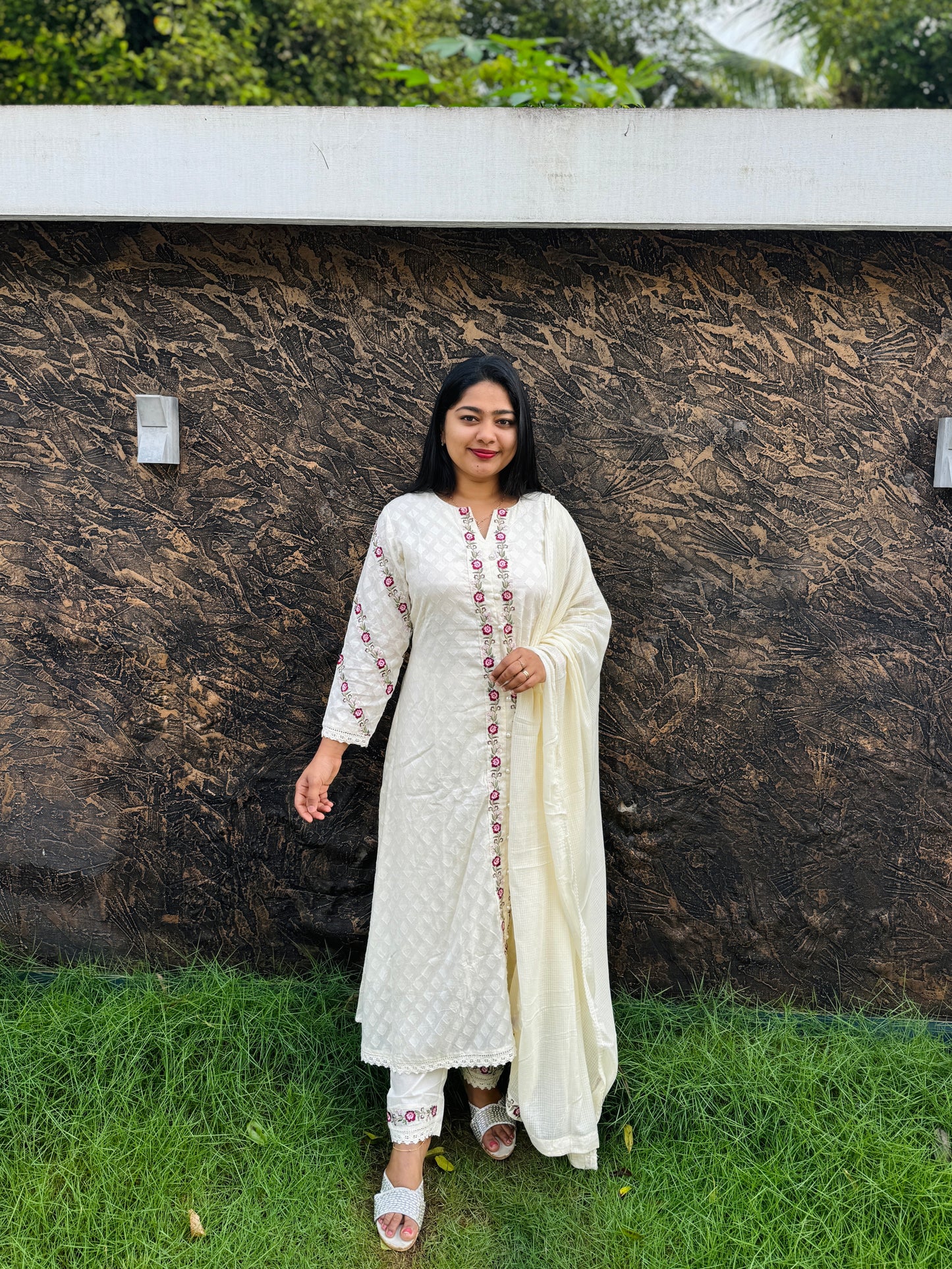 Onam Collection Premium Mul Mul Cotton 3 Piece A- 1499