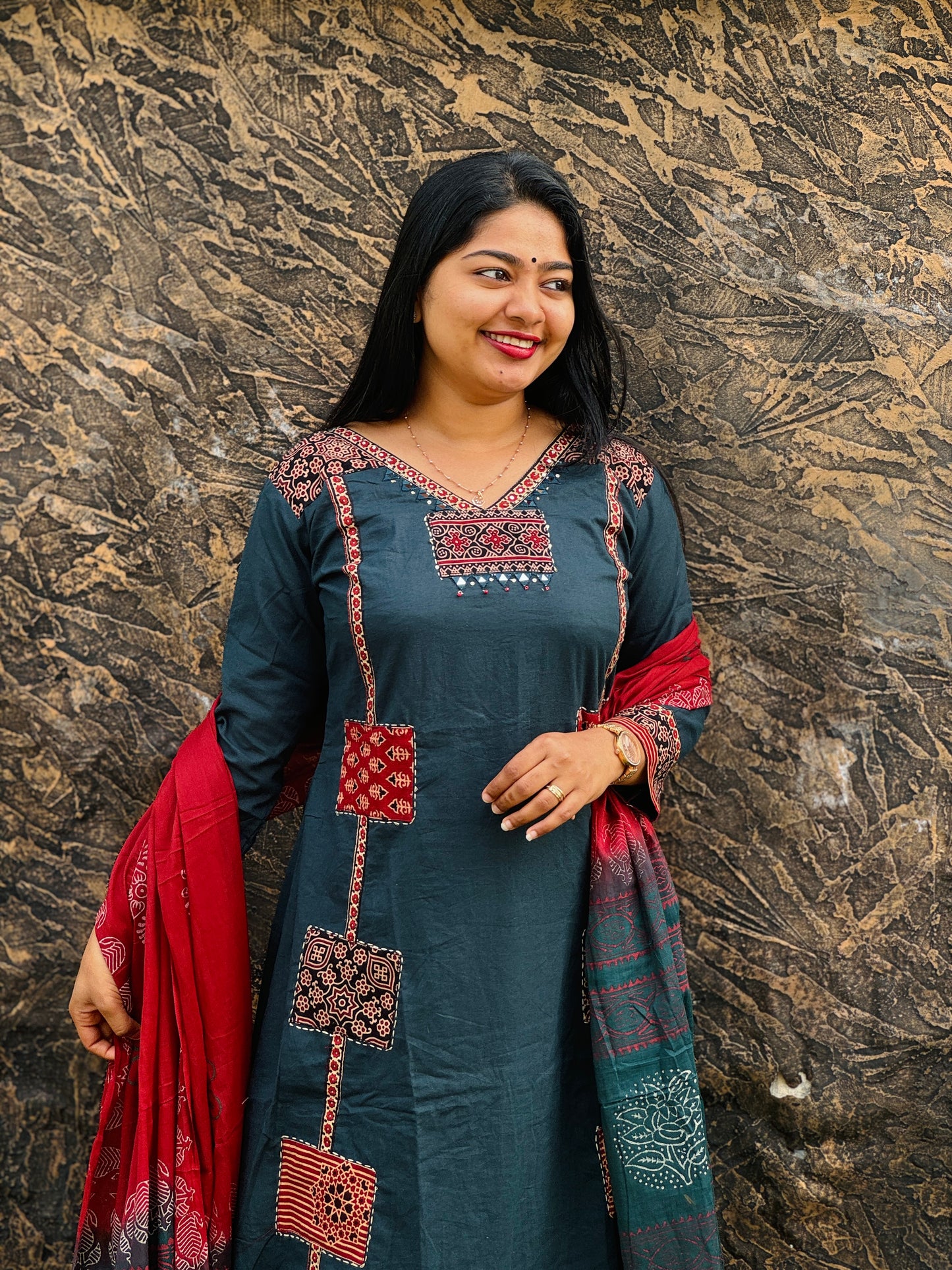 Premium Cotton Three Piece Set A - 1510