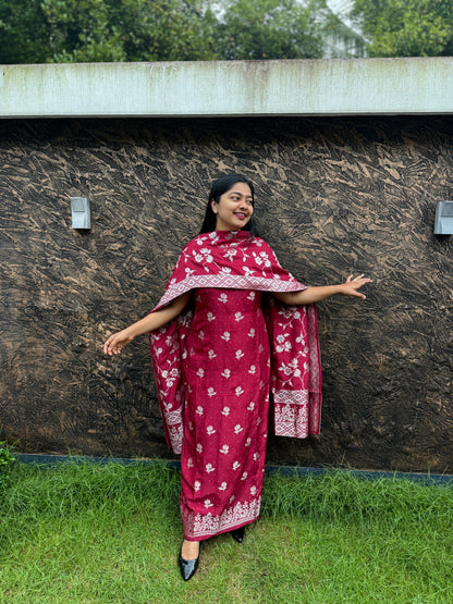 Premium Banarasi Unstiched Churidar Material- A1452