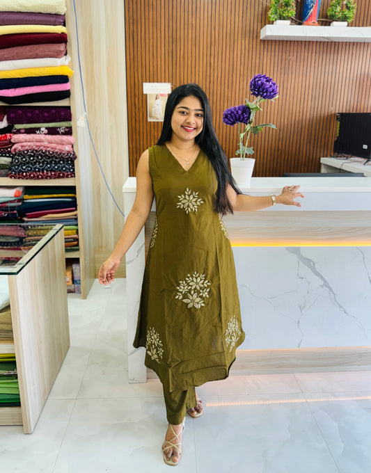 Premium Khadi Cotton Corset Collection A1690