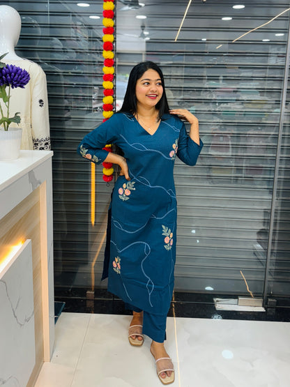 Blue Premium Mul Cotton Cord A- 1544