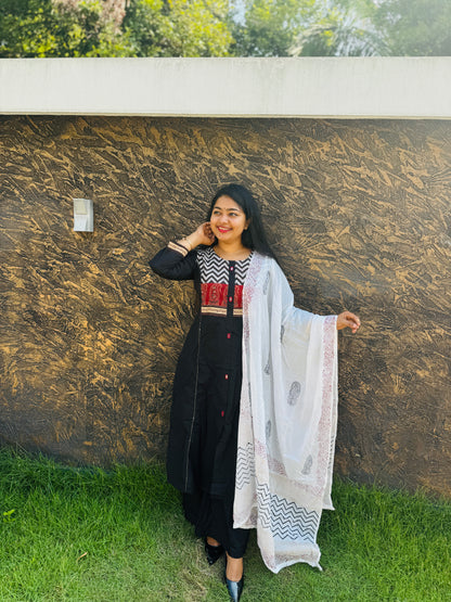 Cotton Classic with Ajrak Touch- A1400