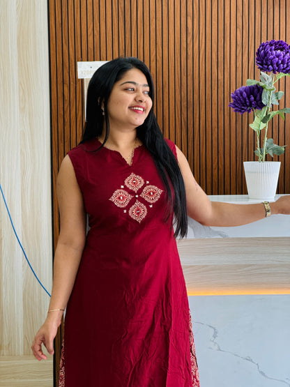 Royal Maroon Comfort Set A1698