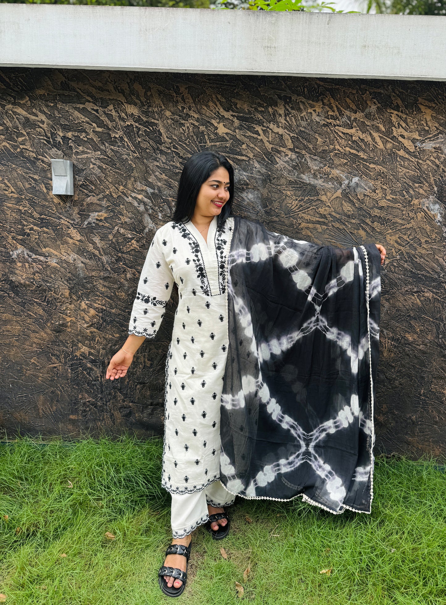 Premium Cotton Three Piece Set A - 1514