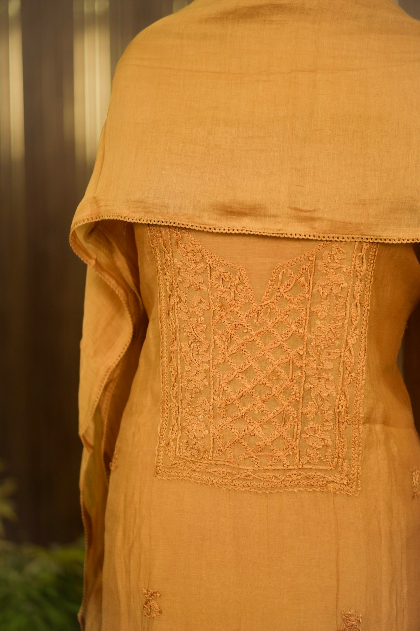 Premium Mul Chanderi Lucknow Chikankari ✨A1997