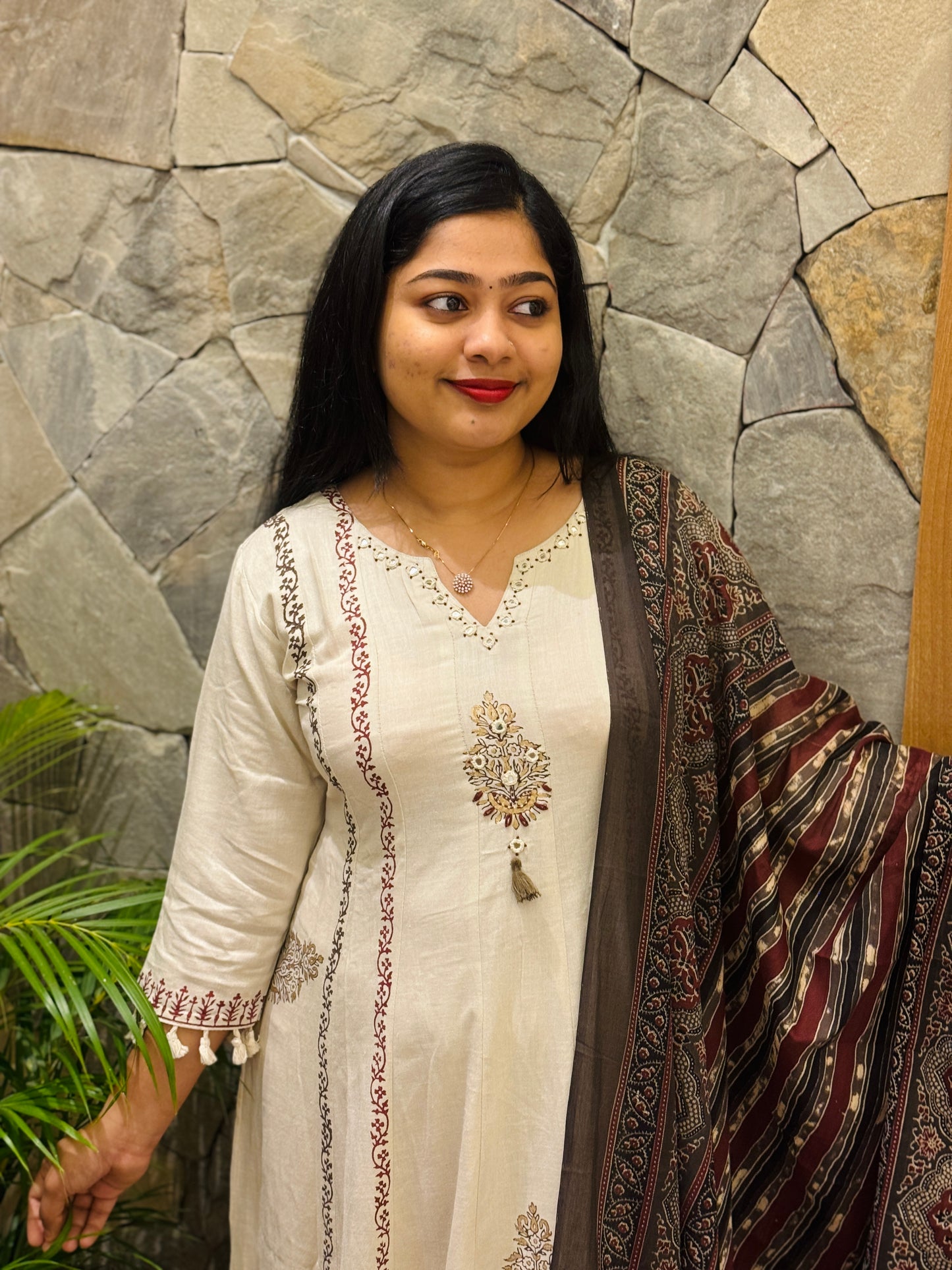 Premium Khadi Cotton 3-Piece Salwar Collection A1700