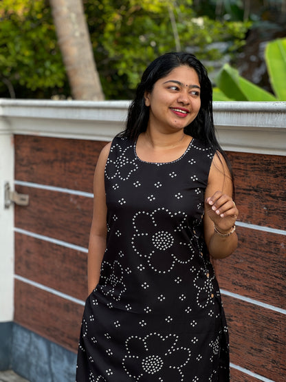 Bandhani Print Pure Cotton 2 piece Co-ord Set-A1326