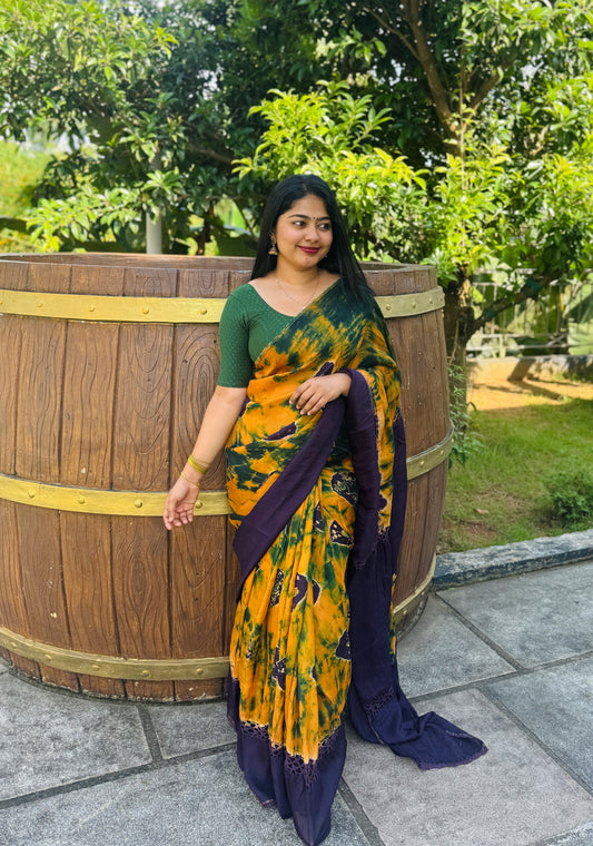 Premium Jute  Silk Saree ✨A1584