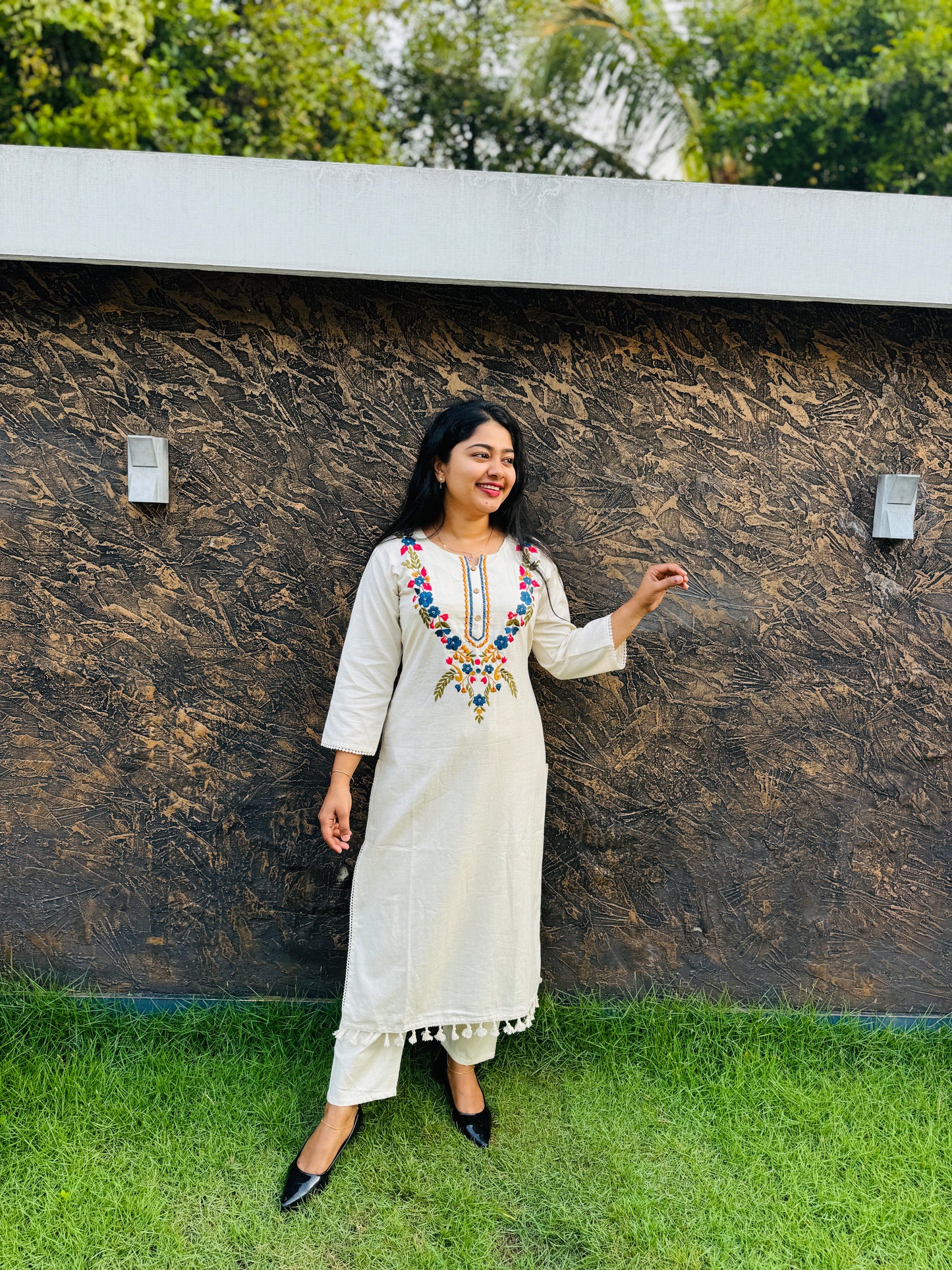Khadi Cotton Daily Wear Cord set- A1354