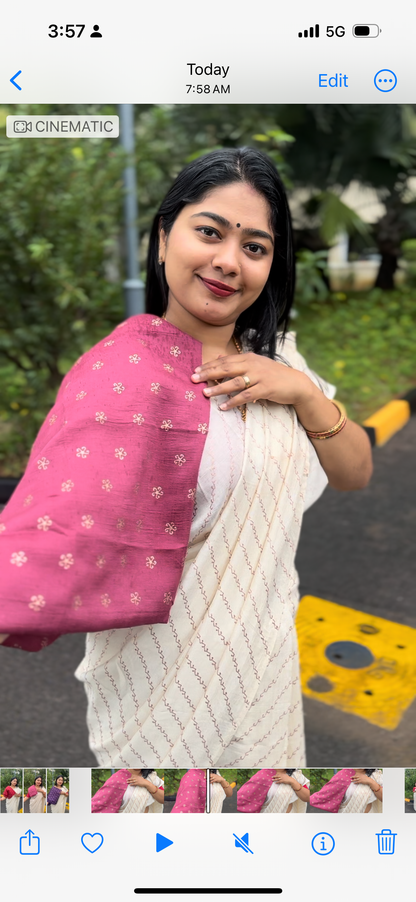 Onam Elegance in Vijitra Silk A- 1500