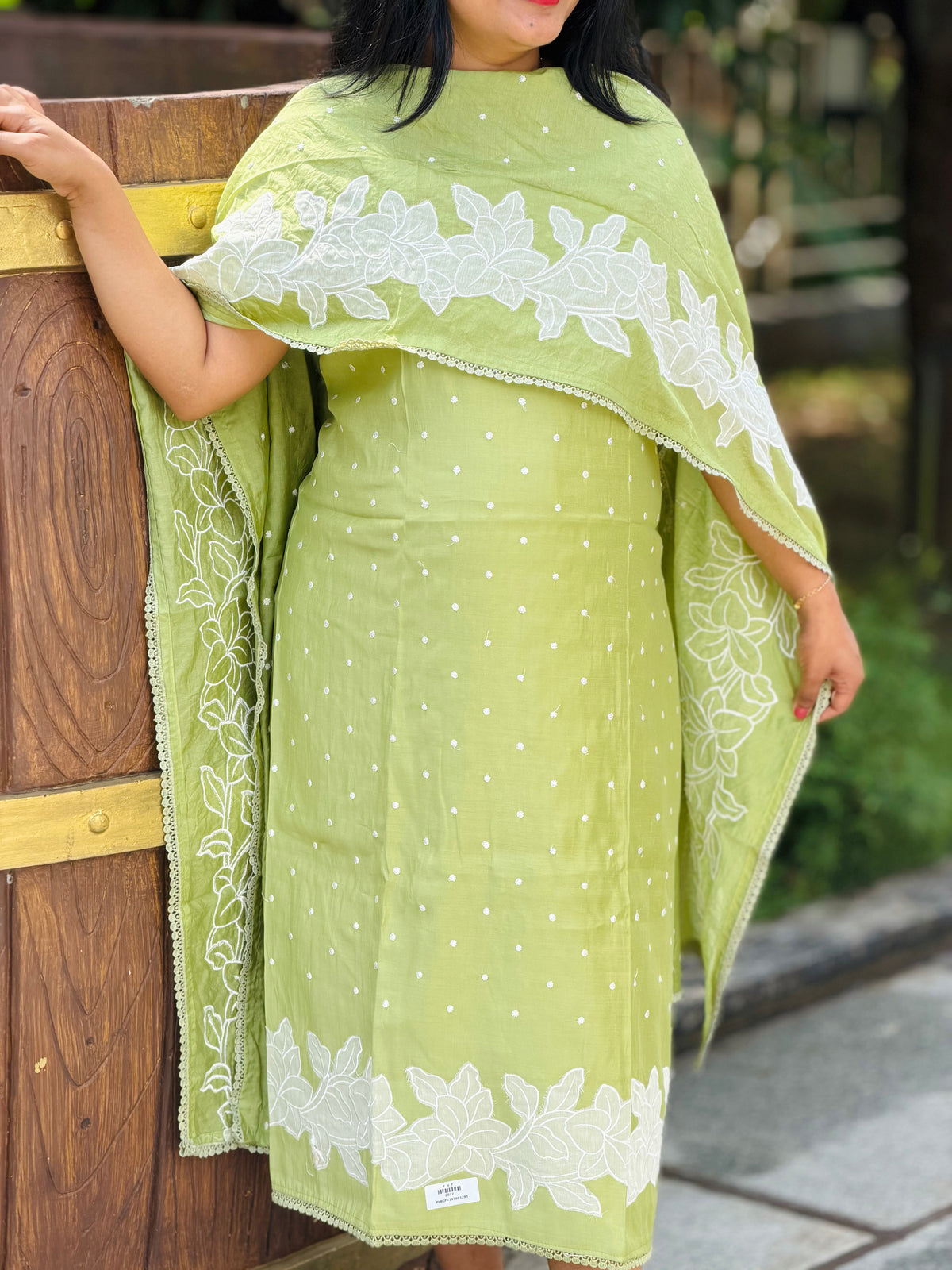 Coral Silk Unstitched Salwar Material A2047