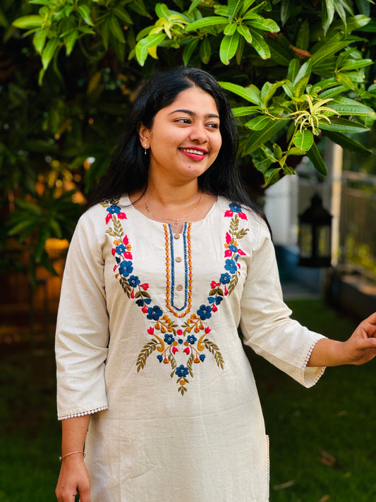 Khadi Cotton Daily Wear Cord set- A1354