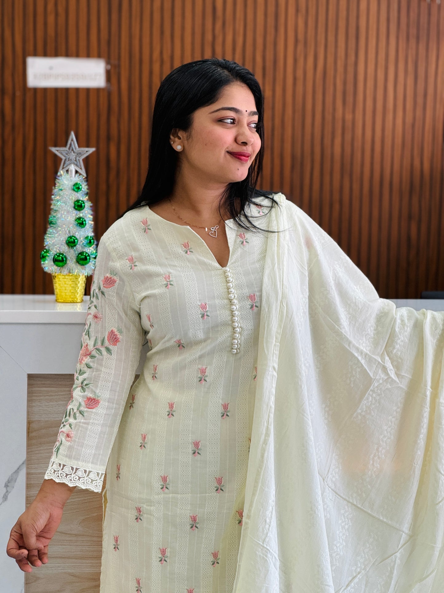 Premium Mul Mul Cotton 3 Piece  A1620