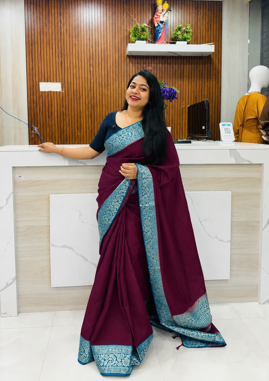 Premium Chanderi Silk Saree A1937