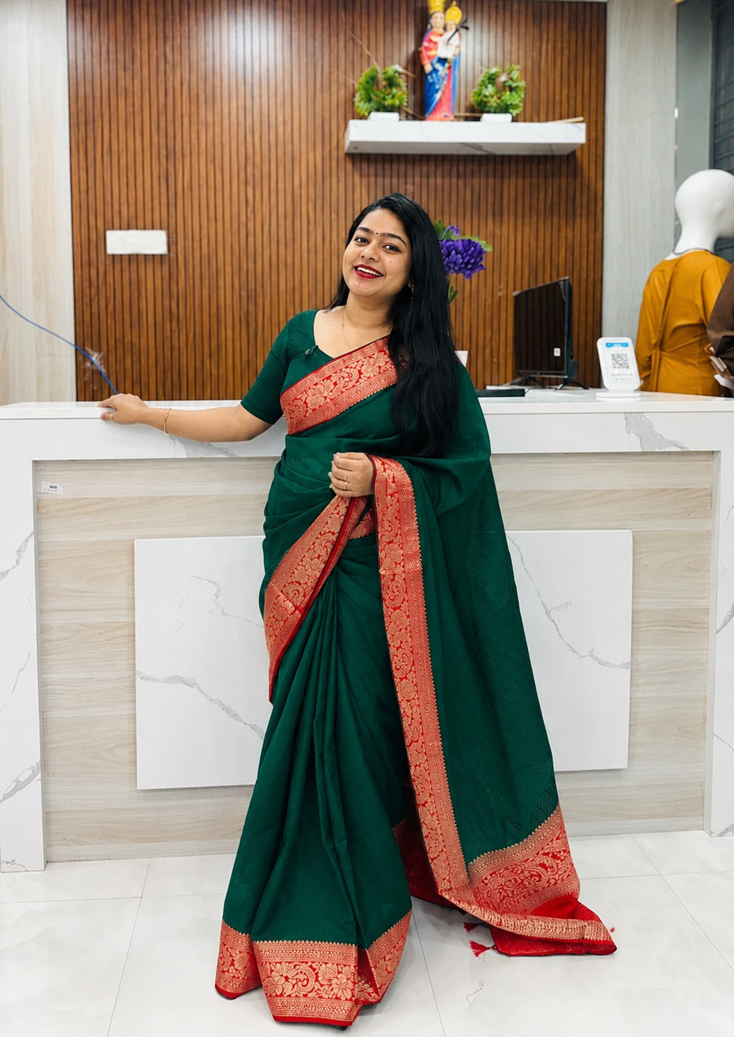 Premium Chanderi Silk Saree A1937