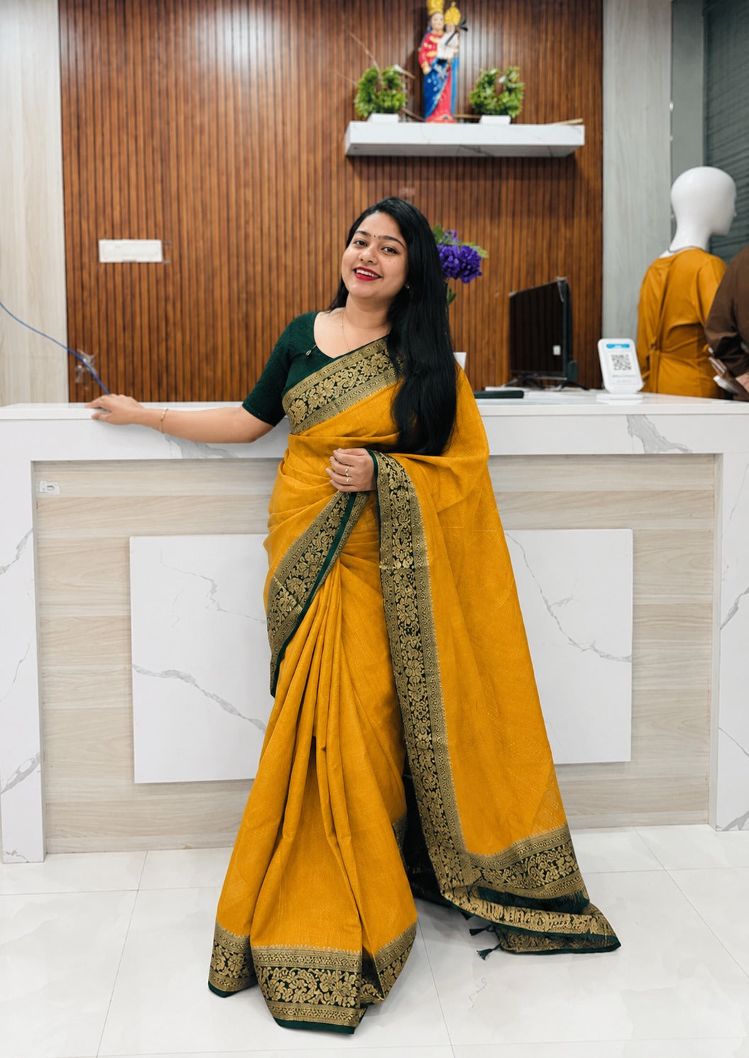 Premium Chanderi Silk Saree A1937