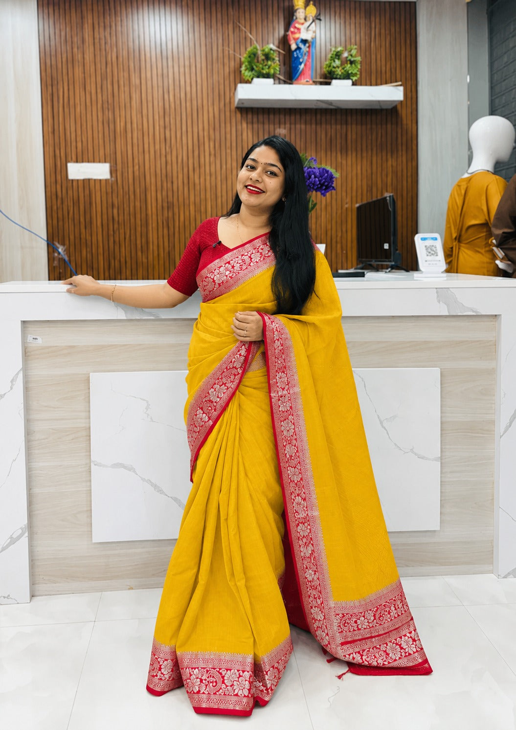 Premium Chanderi Silk Saree A1937
