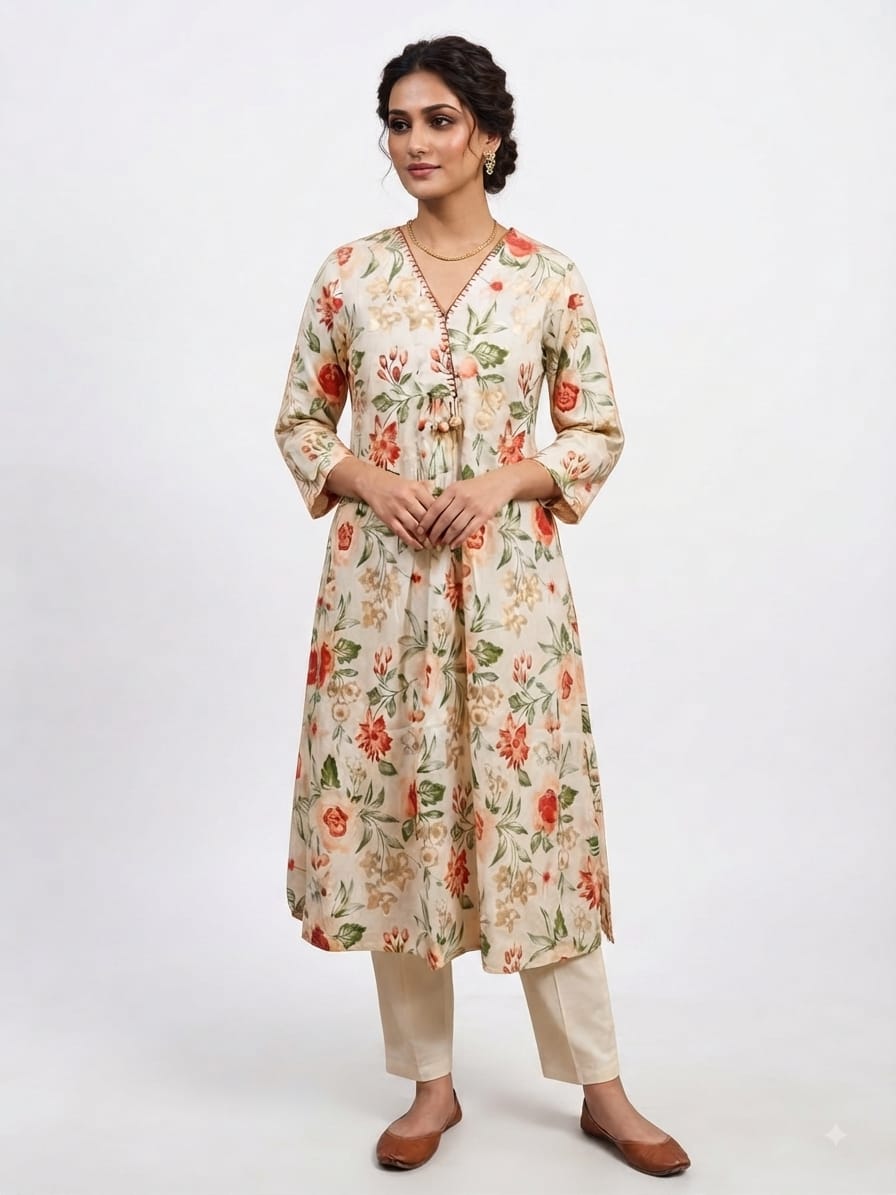 Polycotton 2 Piece cordset A1052