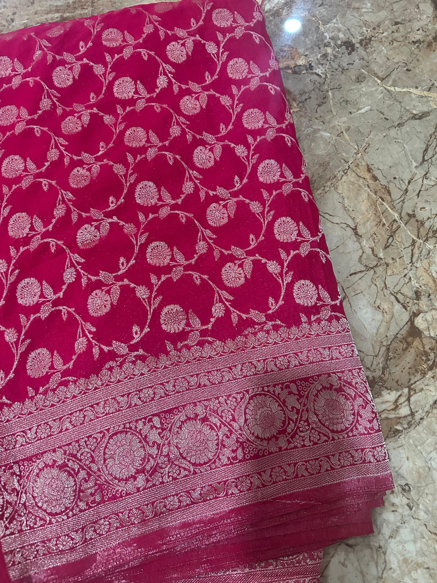 Royal Purple&Rani 🩷 Banarasi Elegance 💜✨ A1686