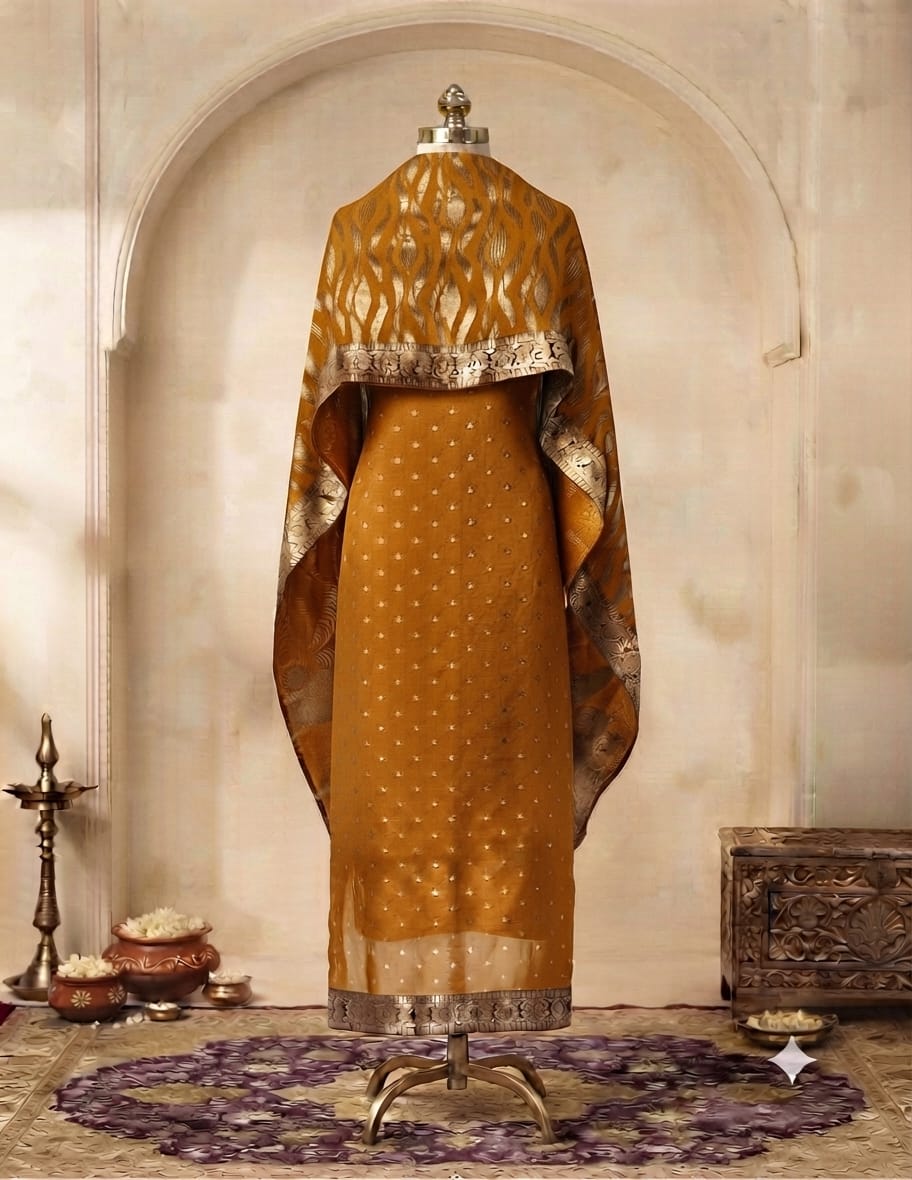 Premium Banarasi Unstitched Material ✨ A1996